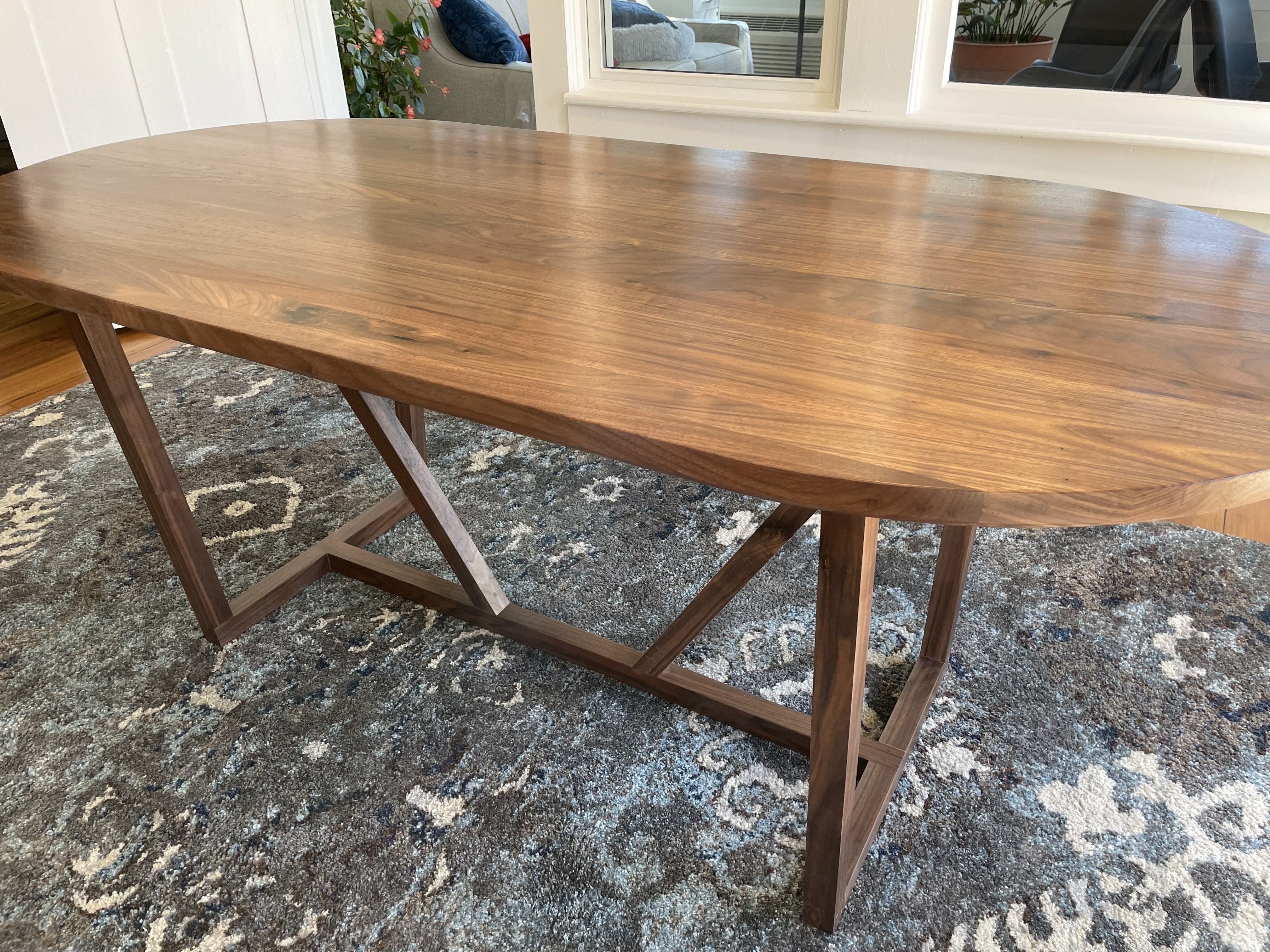 Walnut dining table